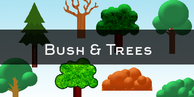 bush and trees